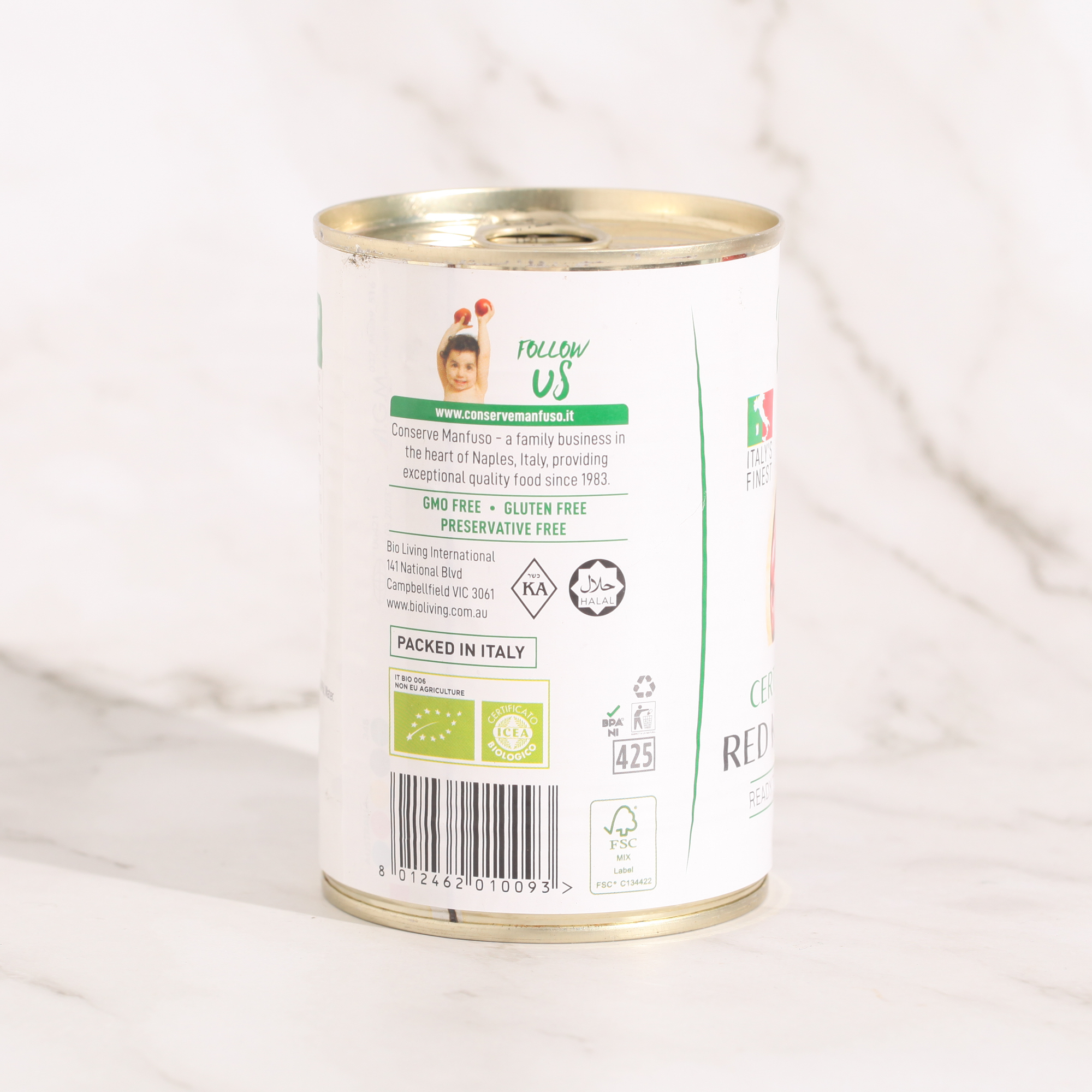 Organic Red Kidney Beans - Manfuso